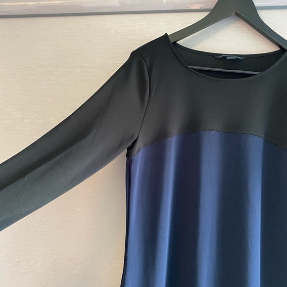 Banana Republic Black & Navy Mini Dress - Picture 2 of 8